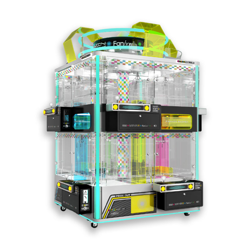 COLOR MAGIC CUBE(8 Players) Claw Machine: Fun & Durable Toy Claw Machine for Arcades, Malls &amp