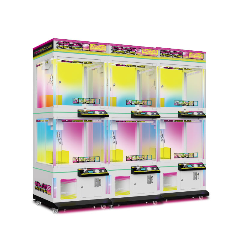 COLOR MAGIC CUBE 2 Crane Machine: Fun & Durable Toy Claw Machine for Arcades, Malls &