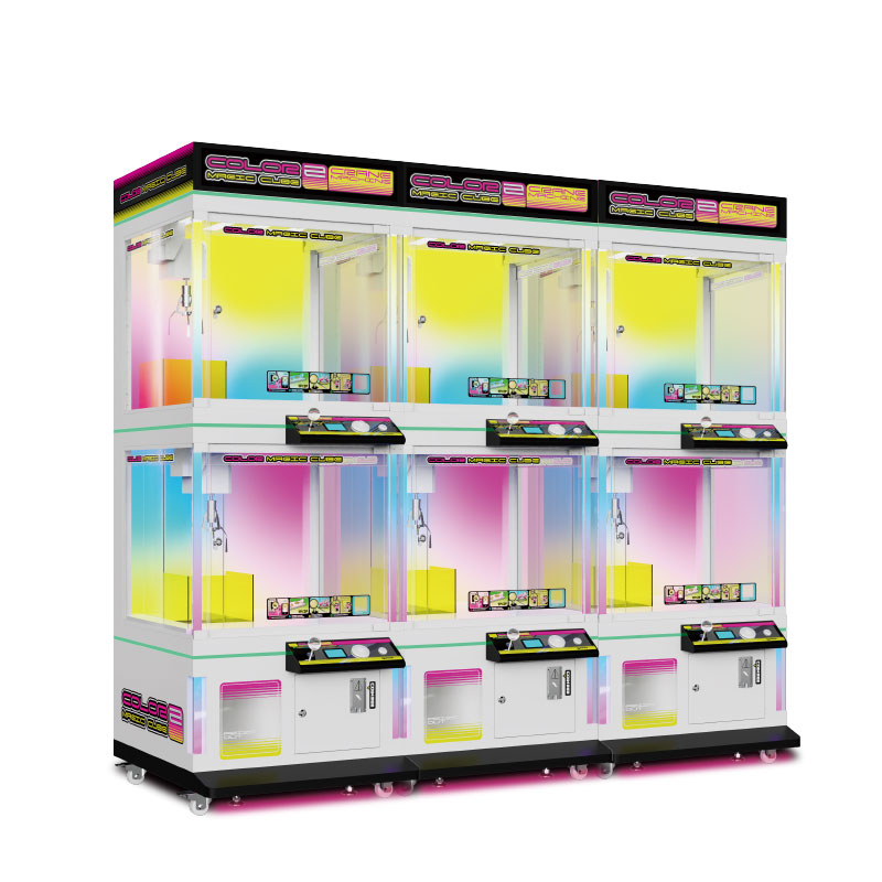 COLOR MAGIC CUBE 2 Crane Machine（Atmosphere version）: Fun & Durable Toy Claw Machine for Arcades