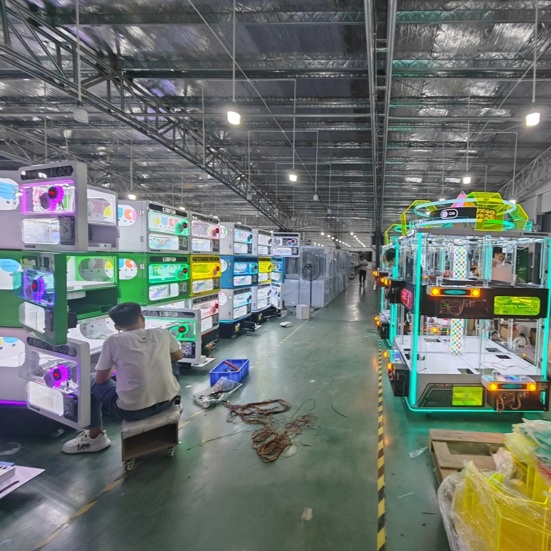 Who makes claw machines in China?